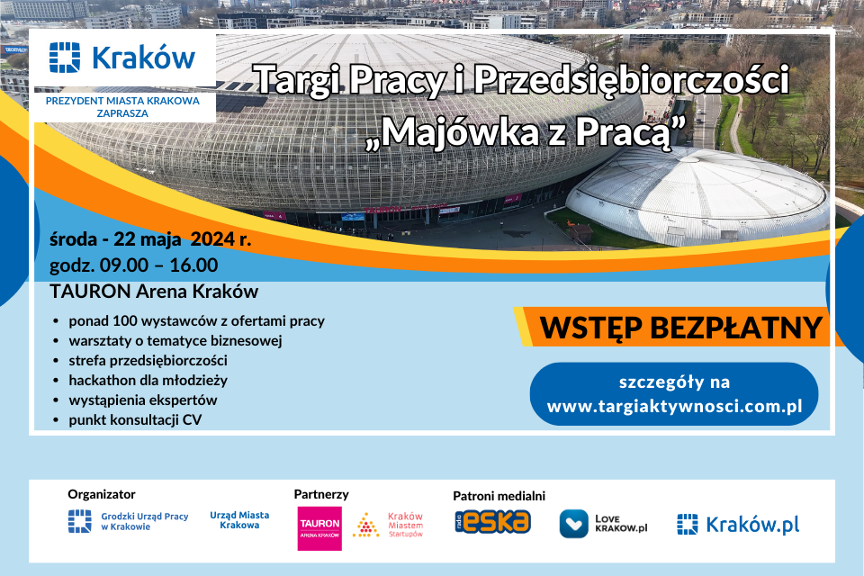 Targi Pracy i Przedsiębiorczości - Majówka z pracą